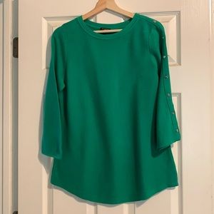 Talbots Kelly Green Sweater - Petite Medium